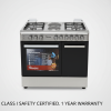 Ramtons RF/498 Oven, 220-240V, Stainless Steel, Efficient Cooking Experience