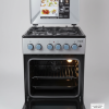 Mika MST5060P4GESL Free Standing Oven, 50x60, Black & Grey, Efficient Cooking for Your Home