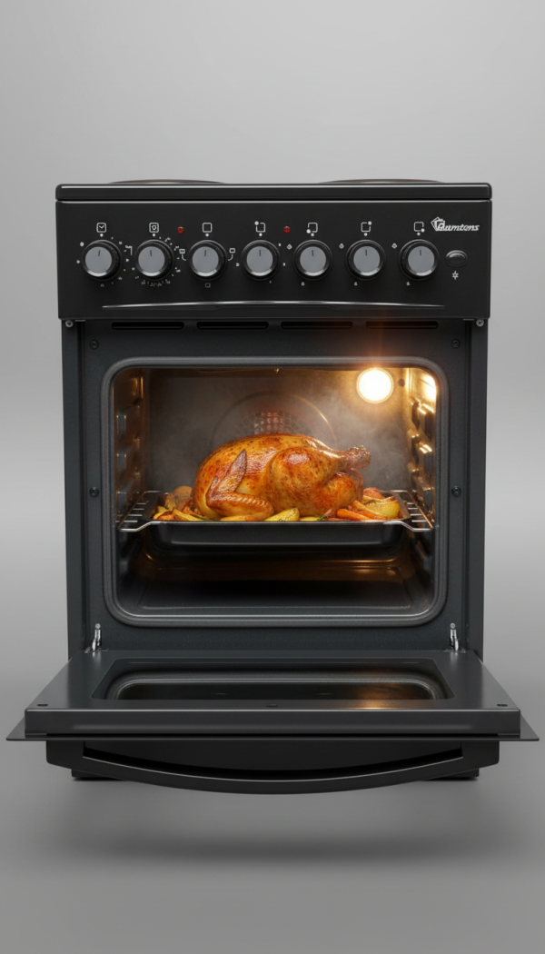 Ramtons RC/907 50x50 Free Standing Oven, 3325 W, Black - Perfect for Your Nairobi Kitchen