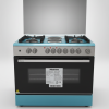 Hisense HF942GEES Freestanding Stove 120L Capacity LPG 4 Burners with Energy Efficient Performance