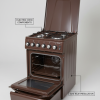 Armco GC-F5531FX Cooker, 3 Gas Burners Plus Hot Plate, Rotisserie Function, Made in Europe