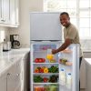 SmartPro SFR-225-DT-I Refrigerator Freezer, Fast Cooling, Low Noise, 5 Year Compressor Warranty