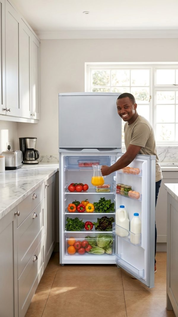 SmartPro SFR-225-DT-I Refrigerator Freezer, Fast Cooling, Low Noise, 5 Year Compressor Warranty