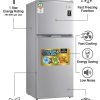 SmartPro SFR-225-DT-I Refrigerator Freezer, Fast Cooling, Low Noise, 5 Year Compressor Warranty