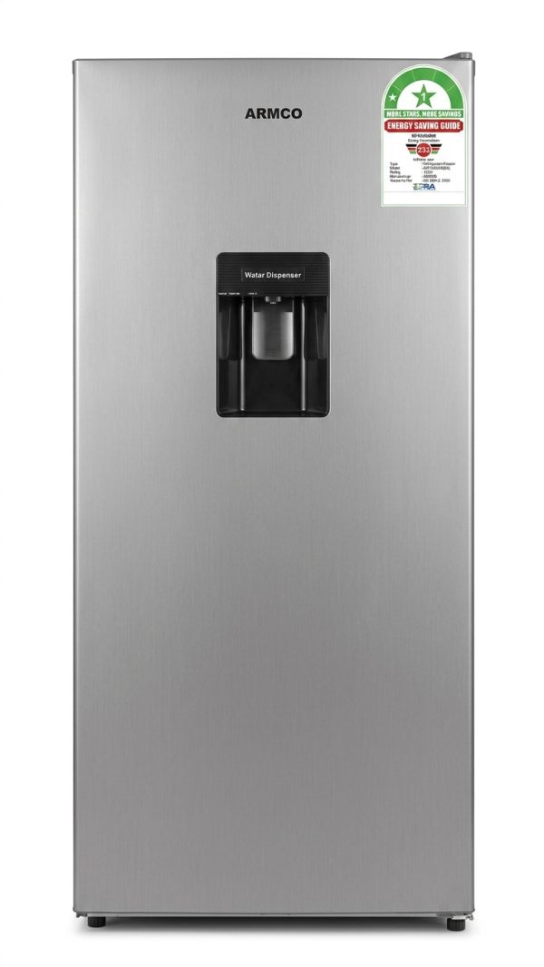 ARMCO ARF-246WD(DS) Refrigerator-Freezer 132W Silver with Energy-Saving Design