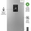 ARMCO ARF-246WD(DS) Refrigerator-Freezer 132W Silver with Energy-Saving Design
