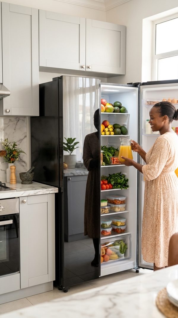 Ramtons RF/326 Refrigerator-Freezer 170W Energy Efficient Model for More Savings