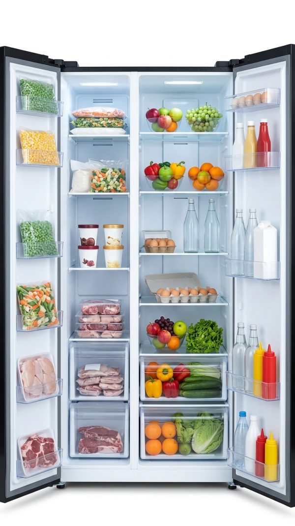 Ramtons RF/326 Refrigerator-Freezer 170W Energy Efficient Model for More Savings