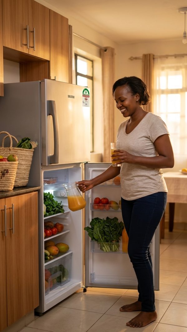 Solstar RF 276H-TDSLB SS Refrigerator 140W Energy Efficient Silver Finish with 2-Star EPRA Rating