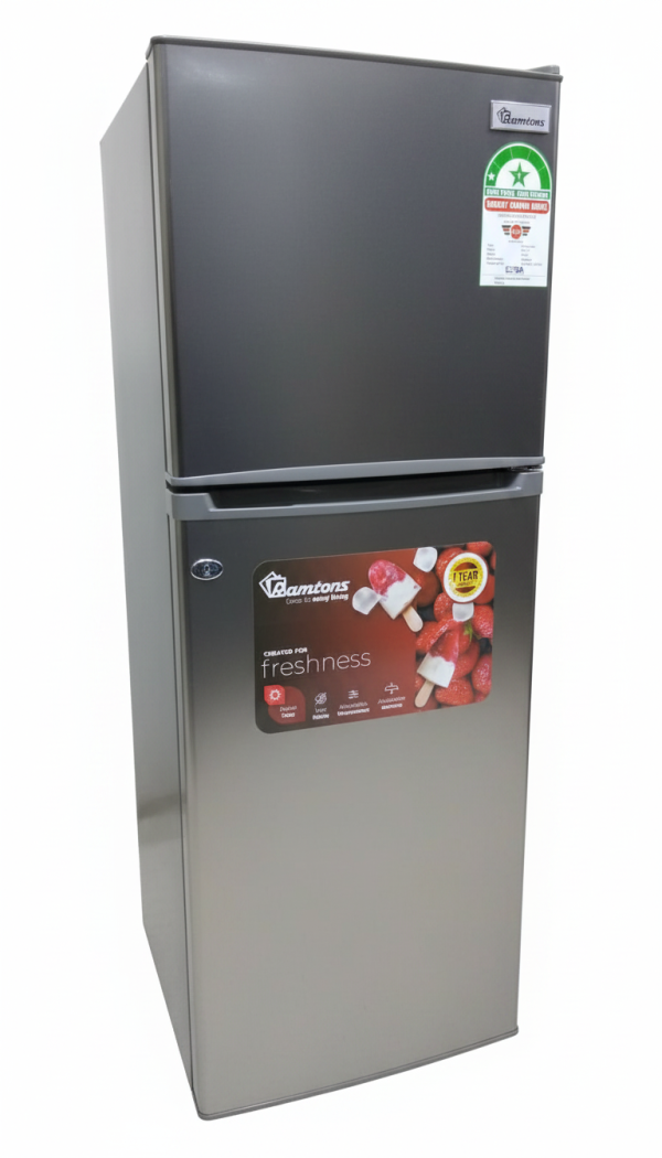 Ramtons RF/177 Refrigerator with 120W Power, Energy Saving in Stylish Finish