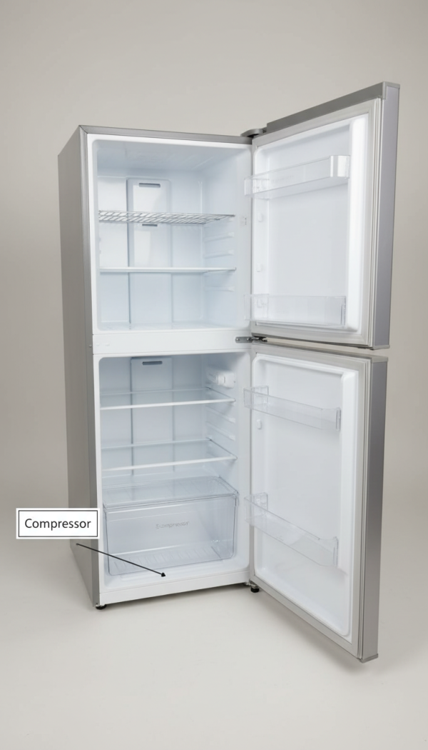 SmartPro SFR-275-DT-I Refrigerator-Freezer, 150W, Energy Efficient Cooling for Your Home