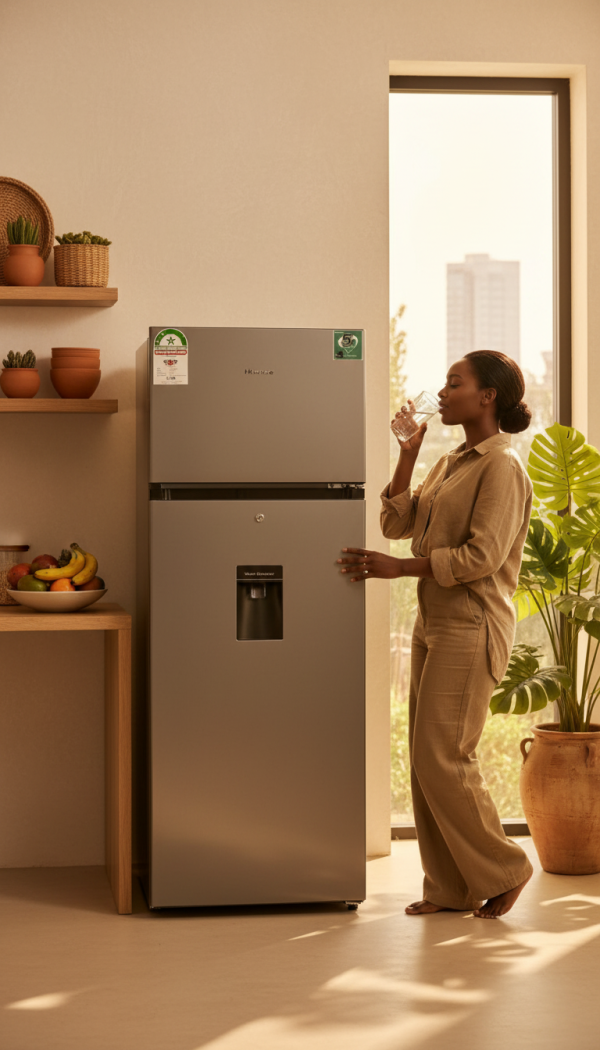 Hisense REF205DR Refrigerator, 90W, Energy Efficient, Silver Finish for Stylish Cooling