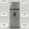Hisense REF205DR Refrigerator, 90W, Energy Efficient, Silver Finish for Stylish Cooling