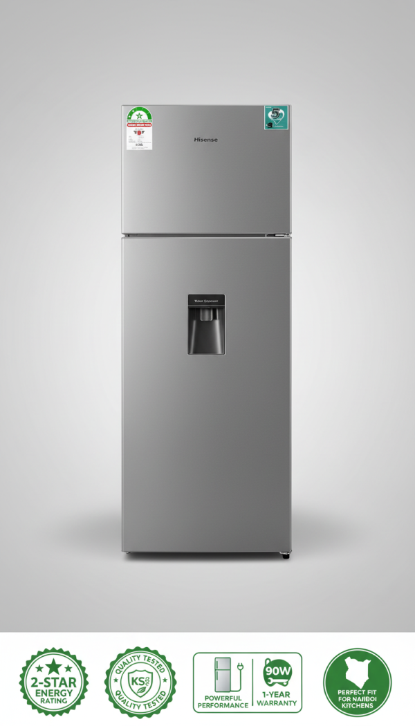 Hisense REF205DR Refrigerator, 90W, Energy Efficient, Silver Finish for Stylish Cooling