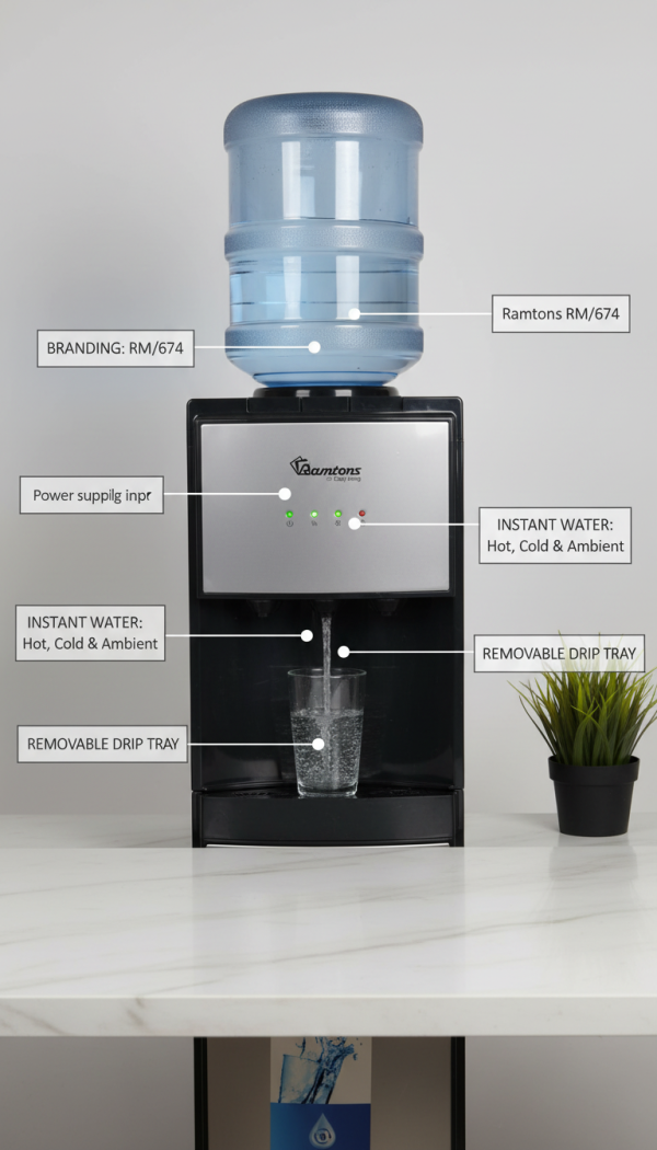 Ramtons RM/674 Refrigerator with 550W Power, Efficient Cooling, Ideal for Nairobi Households