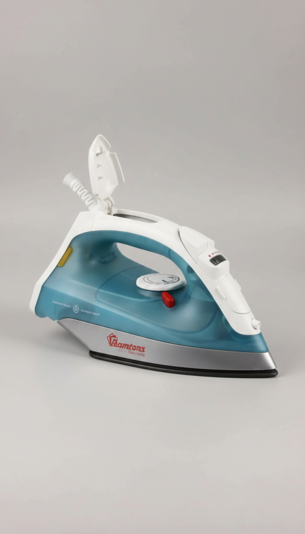 Ramtons RM/306 Steam Iron with One Year Warranty - Easy Glide, Blue Finish