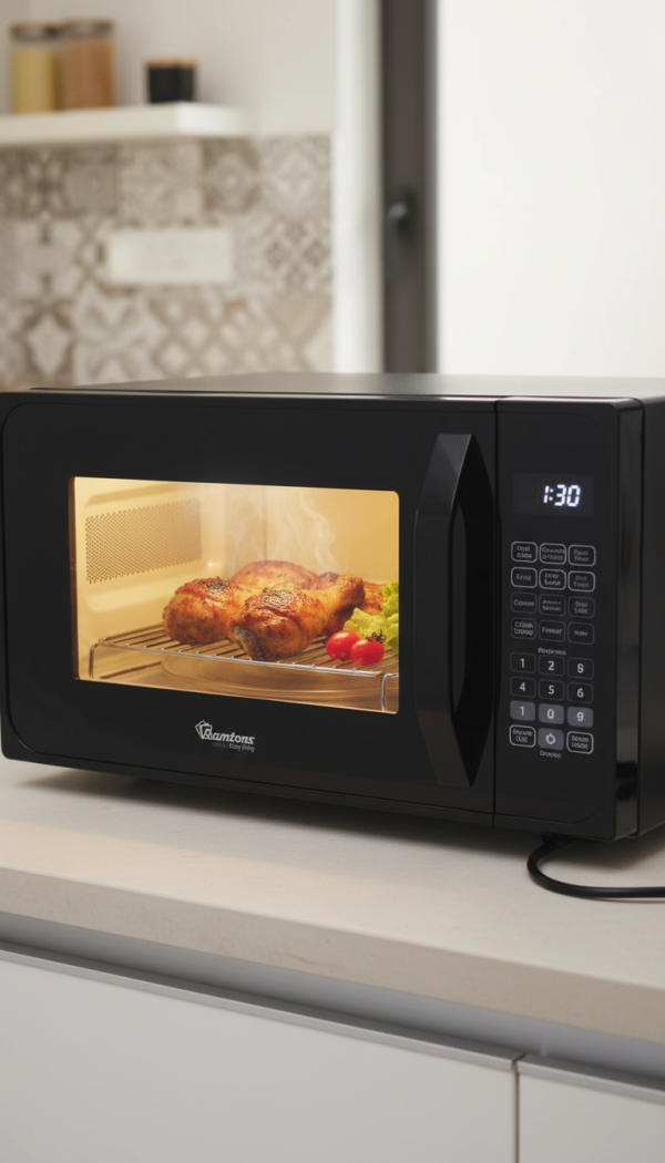 Ramtons RM/550 Microwave + Grill, Sleek Design, One-Year Warranty
