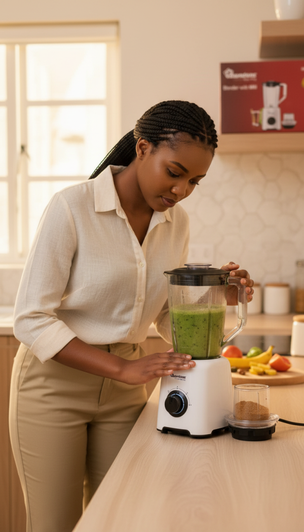 Ramtons RM/579 Blender with Mill - Versatile Kitchen Essential with 1 Year Warranty