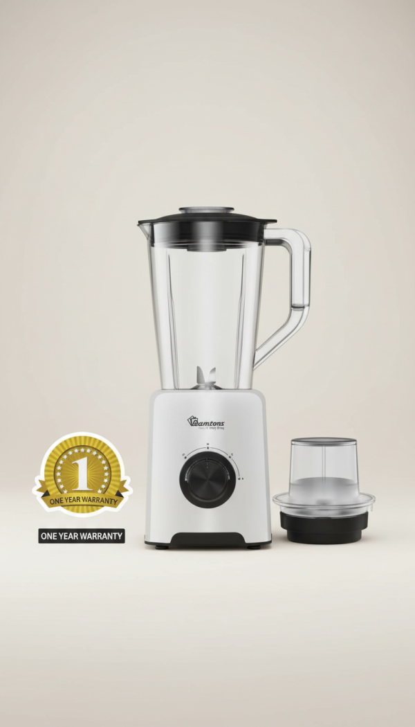 Ramtons RM/579 Blender with Mill - Versatile Kitchen Essential with 1 Year Warranty