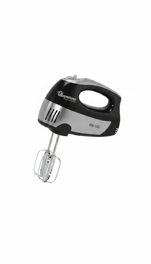 RM/382 Hand Mixer With 1 Year Warranty - Easy Mix for Perfect Bakes