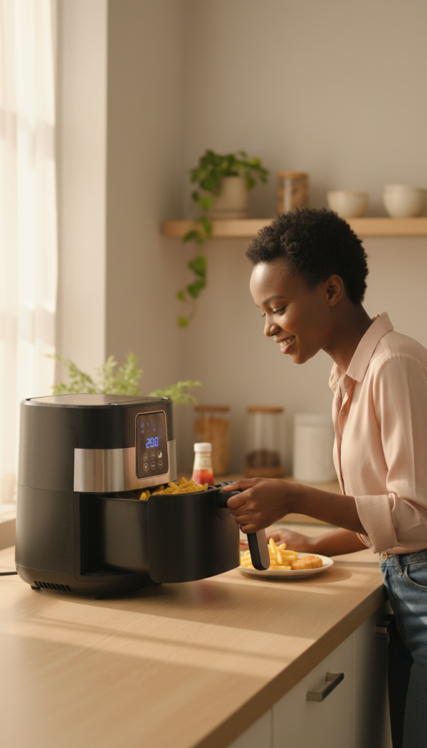 Ramtons RM/585 Digital Air Fryer, Touch Control, 200°C, 1 Year Warranty