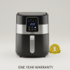 Ramtons RM/585 Digital Air Fryer, Touch Control, 200°C, 1 Year Warranty