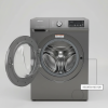 Hisense WFKV1001T Washing Machine, 10.5kg, Steam Wash, Graphite, Removes 99.9% Bacteria