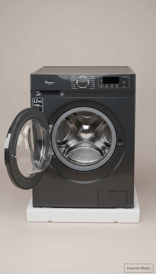 Ramtons RW/218 Washing Machine 12KG 1400RPM A Energy Efficient Gentle Clean
