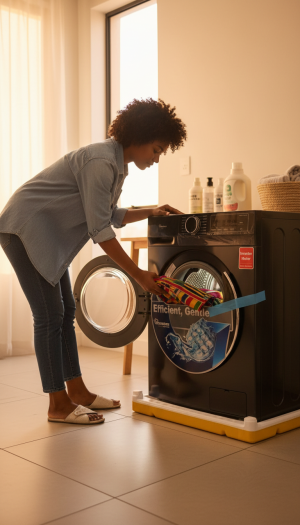 Ramtons RW/218 Washing Machine 12KG 1400RPM A Energy Efficient Gentle Clean