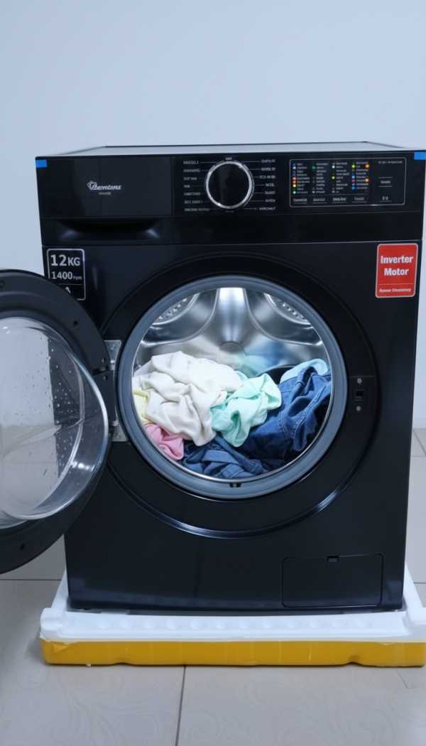 Ramtons RW/218 Washing Machine 12KG 1400RPM A Energy Efficient Gentle Clean
